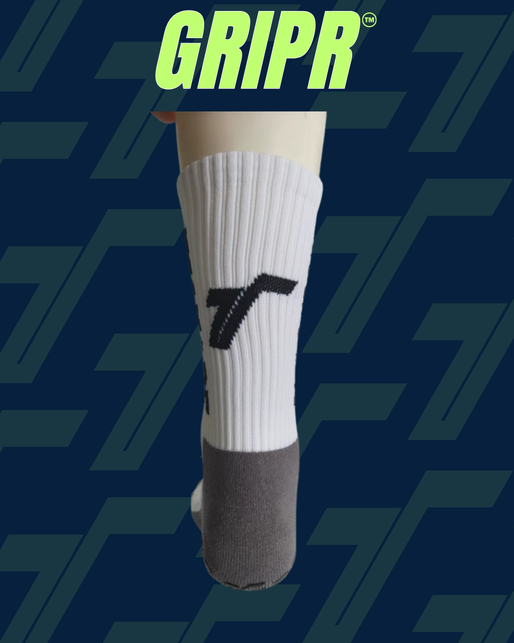 White Grip Socks
