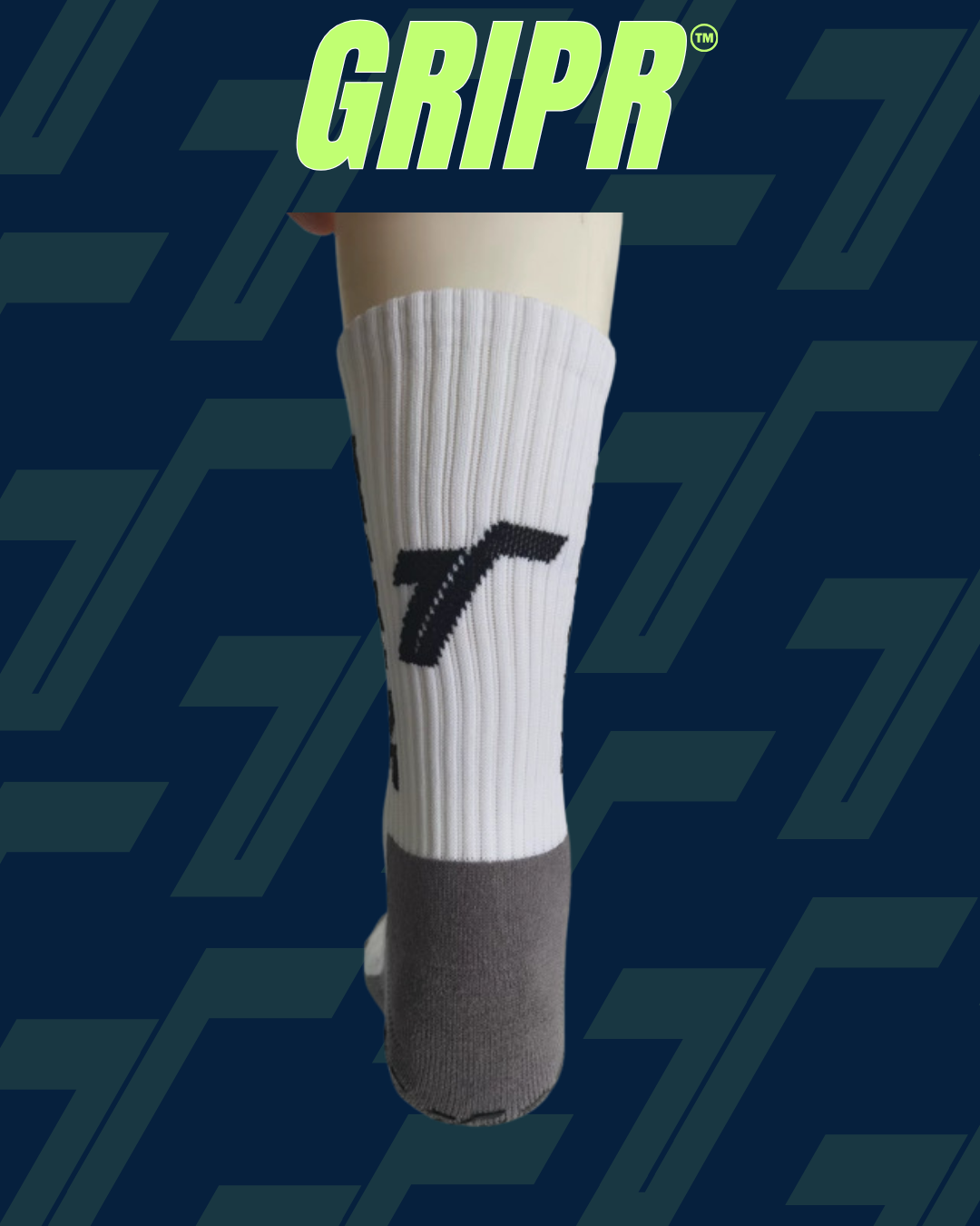 White Grip Socks